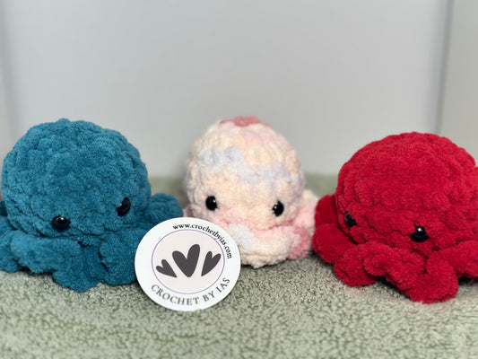 Mini Handmade Crochet Octopus Amigurumi Plushy